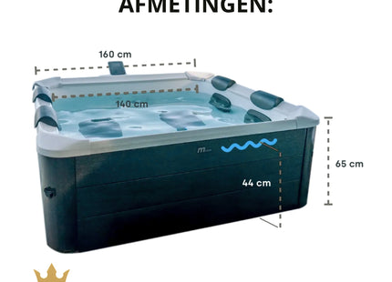 MSpa Oslo frame jacuzzi - 6 persoons