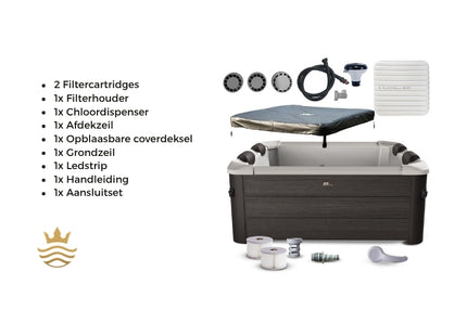 MSpa Oslo Plus frame spa - 6 persoons