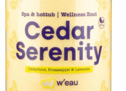 W'eau bath salt - Cedar Serenity - 1250 grams