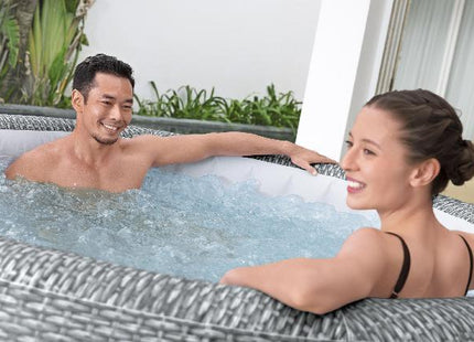 Lay-Z-Spa Bali smart airjet 6 grijs rotan