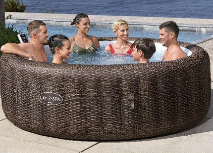 Lay-Z-Spa Bali smart airjet 7 bruin rotan