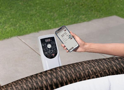 Lay-Z-Spa Bali smart airjet 7 bruin rotan