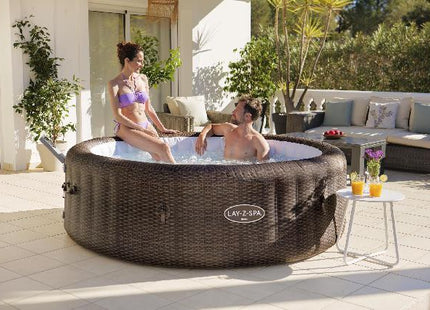 Lay-Z-Spa Bali smart airjet 7 bruin rotan