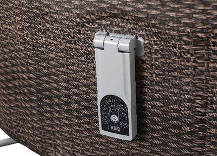 Lay-Z-Spa Bali smart airjet 7 bruin rotan