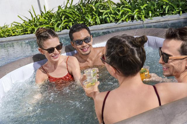 Lay-Z-Spa Rome smart airjet 6 bruin marble