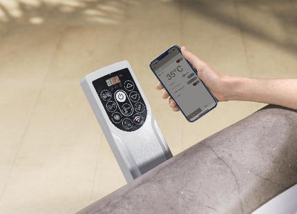Lay-Z-Spa Rome smart airjet 6 bruin marble
