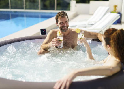 Lay-Z-Spa Dominica smart hydrojet 6 bruin