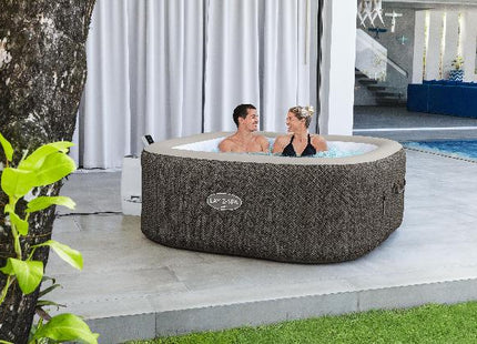 Lay-Z-Spa Cabo smart hydrojet 6 bruin rotan