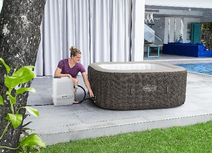 Lay-Z-Spa Cabo smart hydrojet 6 bruin rotan