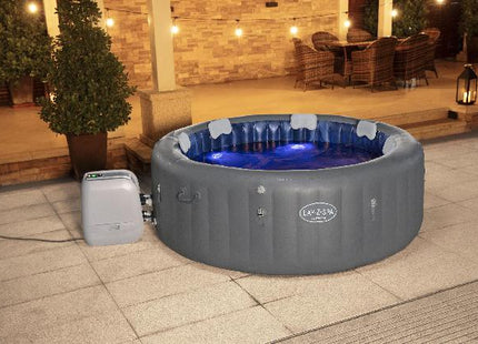 Lay-Z-Spa Santorini hydrojet pro 7 grijs