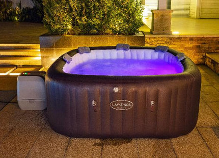 Lay-Z-Spa Maldives hydrojet pro 7 bordeaux