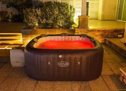 Lay-Z-Spa Maldives hydrojet pro 7 bordeaux