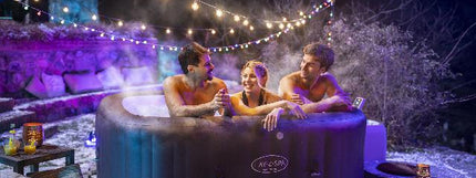 Lay-Z-Spa Maldives hydrojet pro 7 bordeaux