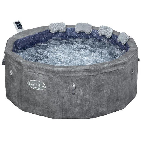 Lay-Z-Spa Carrara airjet 6 grijs steen