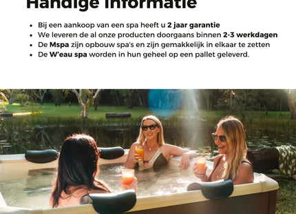 MSpa Oslo frame jacuzzi - 6 persoons