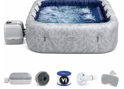 Lay-Z-Spa San Francisco hydrojet pro 7 grijs marble
