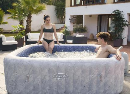 Lay-Z-Spa San Francisco hydrojet pro 7 grijs marble